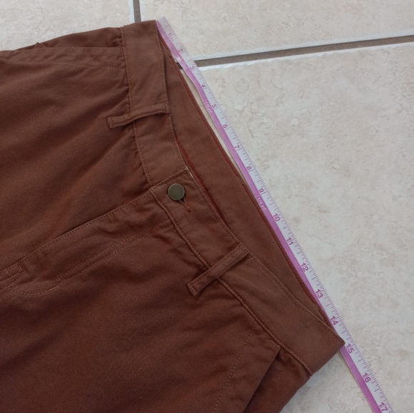 Raleigh Denim Jones Fit Cotton Canvas Pant Terracotta Brown 30"×33" - Picture 11 of 14